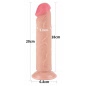 LoveToy Sliding Skin 20 cm — Dildo Realist cu Ventuză