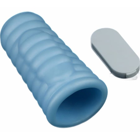 Lovetoy Wave Knights - Inel Vibrator Discret, 10 cm Albastru