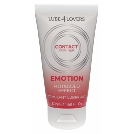 Lube4lovers Emotion Lubrifiant Apă 50 ml Efect Cald Rece