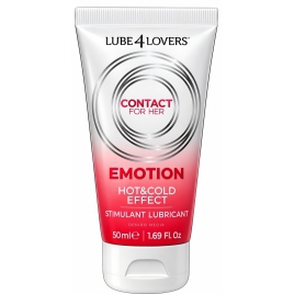 Lube4lovers Emotion Lubrifiant Apă 50 ml Efect Cald Rece