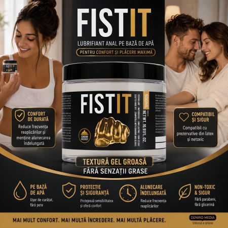 Lubrifiant Anal Fist pentru Pătrundere cu Pumnul 500 ml