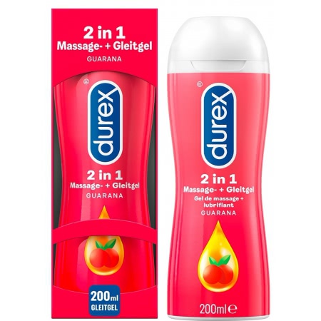 Lubrifiant Durex Play 2 in 1 Massage Guarana 200ml