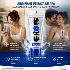 Pachet Set Lovers Fantasy + Lubrifiant EROS Aqua
