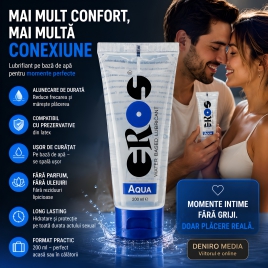 Lubrifiant Eros Aqua fără Ulei și Parfum 200ml