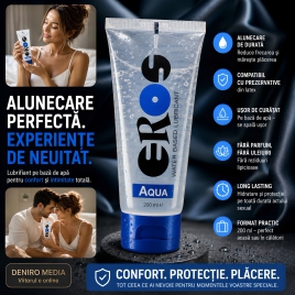 Lubrifiant Eros Aqua fără Ulei și Parfum 200ml