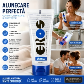 Lubrifiant Eros Aqua fără Ulei și Parfum 200ml
