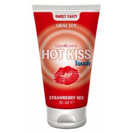 Lubrifiant Gel Hot Kiss Touch Strawberry 50ml pe xBazar