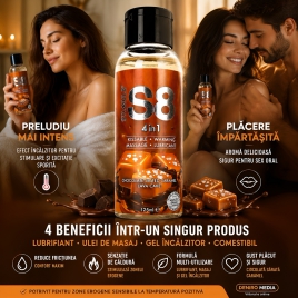 Gel Lubrifiant 4-In-1 Dessert Chocolate pentru Sex Oral