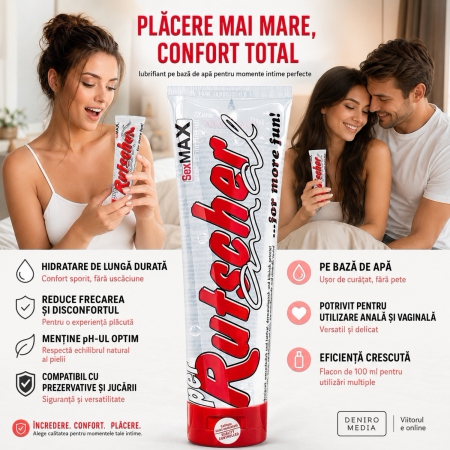 Lubrifiant Anal Super Alunecare fără Miros și Gust 100ml