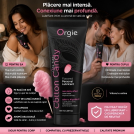 Lubrifiant Comestibil Orgie Lube Tube Cotton Candy 100 ml