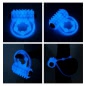 Inel Penis Lumino Play Vibrating Albastru