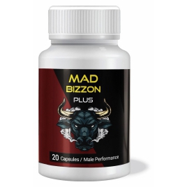 Capsule Mad Bizzon Plus pentru Erecție Mai Puternică 20buc