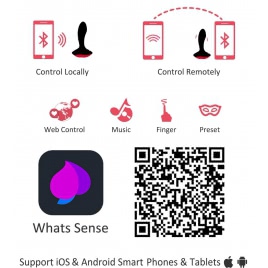 Vibrator Prostatic Solstice cu Control Prin Aplicație Negru