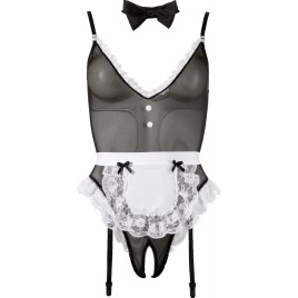 Maid Costume Cottelli Collection Negru pe xBazar