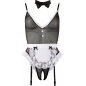 Maid Costume Cottelli Collection Negru M