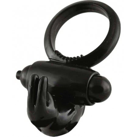 Inel Penis Malesation Vibro-Rabbit-Ring Negru