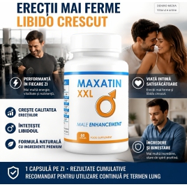Capsule Maxatin XXL pentru Erecții Mai Puternice 60buc