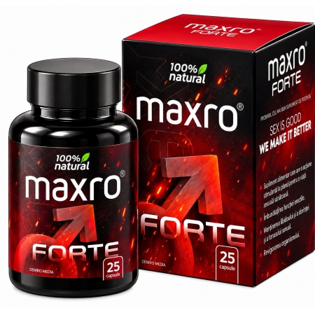 Pastile MaxRo Maxro Forte 25 buc Pentru Bărbați