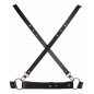 Ham Maze X pentru Bondage cu Bretele Ajustabile Negru