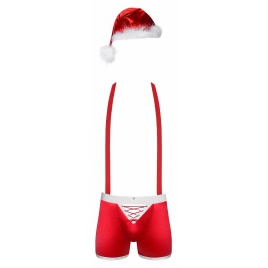 Costum Obsessive Mr Claus Rosu pe xBazar