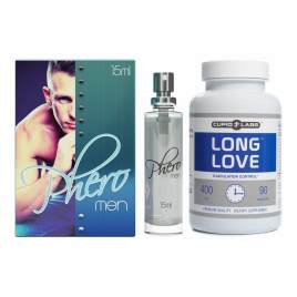 Pachet Parfum Feromoni Pheromen Și Pastile Ejaculare Precoce Long Love pe xBazar