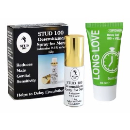 Pachet Spray Stud 100 Original Și Gel Ejaculare Precoce Long Love 50ml pe xBazar