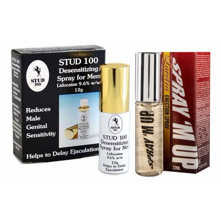 Pachet Spray Stud 100 Original + Spray Erecție Spray M-Up 22ml