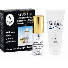 Pachet Spray Stud 100 Original + Lubrifiant Just Glide Anal 200ml pe xBazar