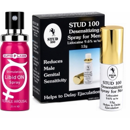 Pachet Spray Stud 100 Original + Spray Femei LibidON 30ml pe xBazar