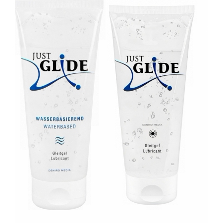 Pachet Lubrifiant Just Glide Anal 200ml + Lubrifiant Just Glide Waterbased 200ml