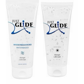 Pachet Lubrifiant Just Glide Anal 200ml + Lubrifiant Just Glide Waterbased 200ml pe xBazar