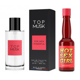 Pachet Afrodisiac Hot Sex Girl 20ml + Parfum Feromoni Top Musk 75ml pe xBazar