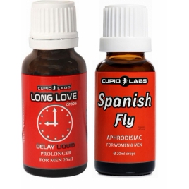 Pachet Picături Afrodisiace Spanish Fly 20ml + Picături Ejaculare Precoce Long Love 20ml pe xBazar