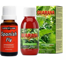 Pachet Picături Afrodisiace Spanish Fly 20ml + Afrodisiac Guarana ZN Special 100ml pe xBazar