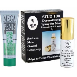 Pachet Cremă Mărire Mega Penis 75ml + Spray Stud 100 Original pe xBazar