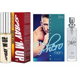 Pachet Parfum cu Feromoni Pheromen 15ml + Spray Erecție Spray M-Up 22ml