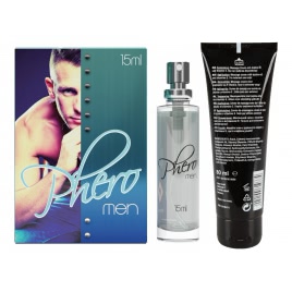Pachet Cremă Erecție Penis XXL 80ml + Parfum cu Feromoni Pheromen 15ml pe xBazar