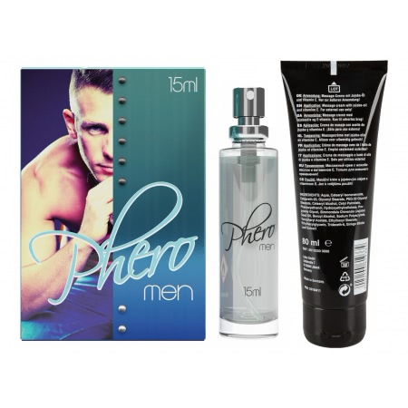 Pachet Cremă Erecție Penis XXL + Parfum cu Feromoni Pheromen