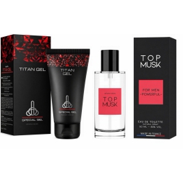 Pachet Cremă Titan Gel + Parfum Top Musk pe xBazar