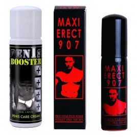 Pachet Cremă Pentru Potență Penis Booster 125ml + Spray Pentru Potență Maxi Erect 907 pe xBazar