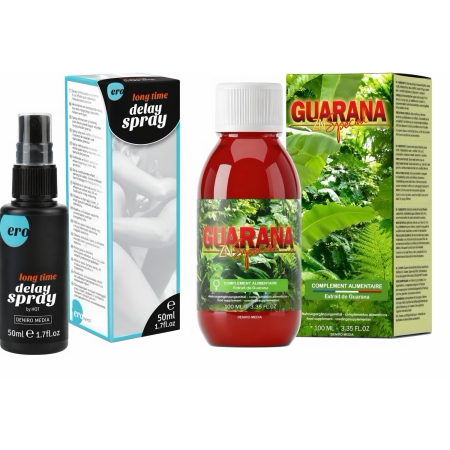 Pachet Spray HOT Delay 50 ml + Afrodisiac Guarana ZN Special 100ml