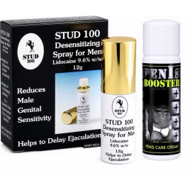 Pachet Cremă Pentru Potență Penis Booster 125ml + Spray Stud 100 Original pe xBazar