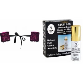 Pachet Catuse Obsessive Roseberry Mov + Spray Stud 100 Original pe xBazar