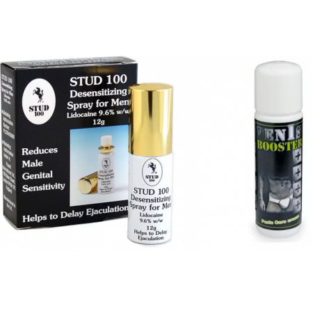 Pachet Crema Pentru Potenta Penis Booster 125ml + Spray Stud 100 Original