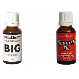 Pachet Picaturi Big Penis Drops 20ml + Picaturi Afrodisiace Spanish Fly 20ml pe xBazar