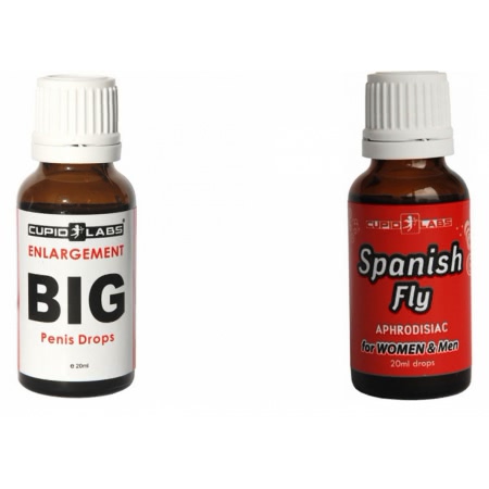 Pachet Picaturi Big Penis Drops 20ml + Picaturi Afrodisiace Spanish Fly 20ml