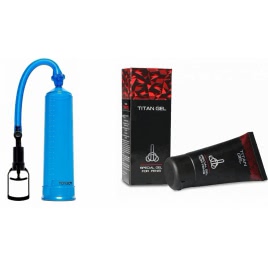 Pachet Promoțional Gel Titan 50 ml și Pompă Mărirea Penisului pe xBazar