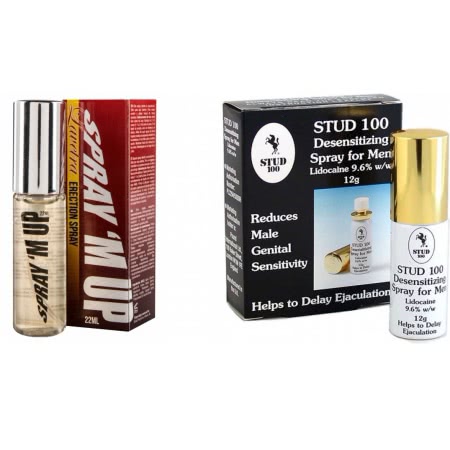 Pachet Spray Stud 100 Original + Spray Erectie Spray M-Up 22ml