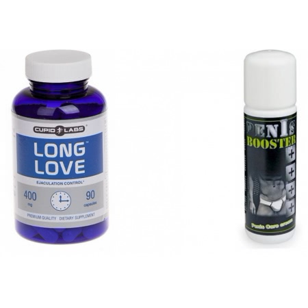 Pachet Pastile Long Love + Crema Penis Booster