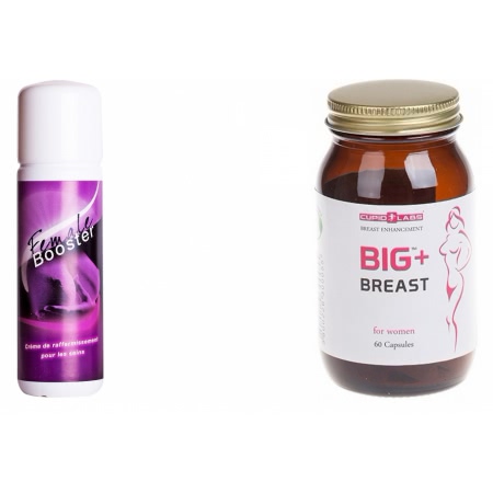 Pachet Crema Marire Sani Female Booster 125ml + Pastile Marirea Sanilor Big Breast 60buc